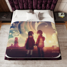 Load image into Gallery viewer, Anime ERASED Sherpa Blanket