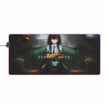 Load image into Gallery viewer, Makise Kurisu RGB LED Mouse Pad (Desk Mat)
