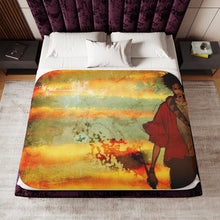 Load image into Gallery viewer, Anime Samurai Champloo Sherpa Blanket