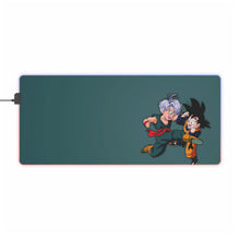 Load image into Gallery viewer, Trunks and Goten RGB LED Mouse Pad (Desk Mat)