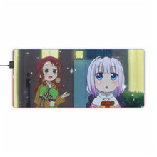 Load image into Gallery viewer, Miss Kobayashi's Dragon Maid Kanna Kamui, Kobayashi San Chi No Maid Dragon, Riko Saikawa RGB LED Mouse Pad (Desk Mat)