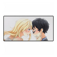 Load image into Gallery viewer, Kaori and Arima Mouse Pad (Desk Mat)
