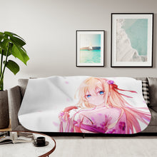 Load image into Gallery viewer, Anime Violet Evergarden Sherpa Blanket
