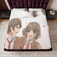 Load image into Gallery viewer, Rascal Does Not Dream of Bunny Girl Senpai Sherpa Blanket