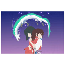 Load image into Gallery viewer, Spirited Away Minimalist Jigsaw Puzzle