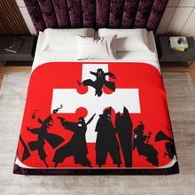 Load image into Gallery viewer, Anime Fire Force Sherpa Blanket