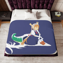 Load image into Gallery viewer, Tohru - Miss Kobayashi's Dragon Maid Minimalist Sherpa Blanket