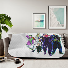 Load image into Gallery viewer, Anime Jojo's Bizarre Adventure Sherpa Blanket