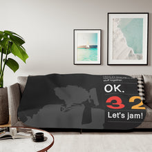 Load image into Gallery viewer, Anime Cowboy Bebop Sherpa Blanket