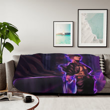 Load image into Gallery viewer, Black Clover Asta Sherpa Blanket