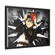 Load image into Gallery viewer, ASTA BLACK CLOVER Canvas Framed Art Print