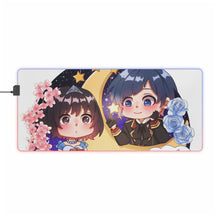 Load image into Gallery viewer, To Become a Real Heroine! The Unpopular Girl and the Secret Task RGB LED Mouse Pad (Desk Mat)