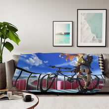 Load image into Gallery viewer, Biking Asuka Sherpa Blanket