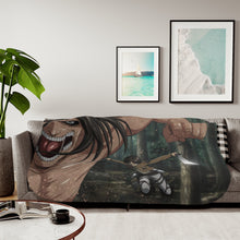 Load image into Gallery viewer, Shingeki no Kyojin - Eren and his Titan Sherpa Blanket
