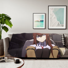 Load image into Gallery viewer, Makise Kurisu Sherpa Blanket