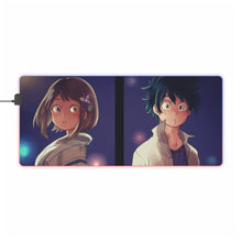 Load image into Gallery viewer, Ochako and Izuku RGB LED Mouse Pad (Desk Mat)