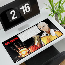 Load image into Gallery viewer, Genos and Saitama Mouse Pad (Desk Mat)