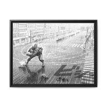 Load image into Gallery viewer, One Punch Man Saitama VS Sea King Canvas Framed Art Print