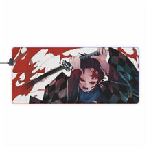 Load image into Gallery viewer, Demon Slayer: Kimetsu no Yaiba RGB LED Mouse Pad (Desk Mat)