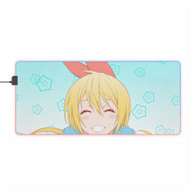 Load image into Gallery viewer, Nisekoi Chitoge Kirisaki RGB LED Mouse Pad (Desk Mat)
