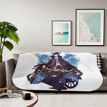 Load image into Gallery viewer, Blue Exorcist Sherpa Blanket