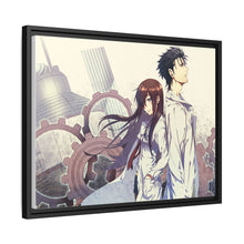 Load image into Gallery viewer, Makise Kurisu & Rintarou Kyouma Canvas Framed Art Print
