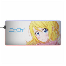 Load image into Gallery viewer, Nisekoi Chitoge Kirisaki RGB LED Mouse Pad (Desk Mat)