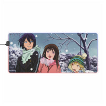 Load image into Gallery viewer, Noragami Yato, Yukine, Hiyori Iki, Noragami RGB LED Mouse Pad (Desk Mat)