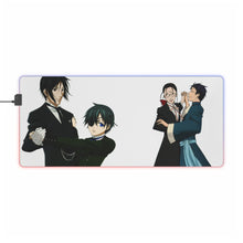 Load image into Gallery viewer, Black Butler RGB LED Mouse Pad (Desk Mat)