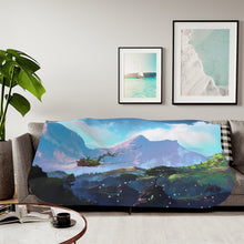 Load image into Gallery viewer, Anime Howl's Moving Castle Sherpa Blanket