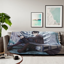 Load image into Gallery viewer, Anime Attack On Titan Sherpa Blanket