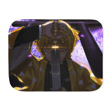 Load image into Gallery viewer, Demon Slayer: Kimetsu no Yaiba Zenitsu Agatsuma Sherpa Blanket
