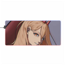 Load image into Gallery viewer, Anime Chainsaw Man RGB LED Mouse Pad (Desk Mat)
