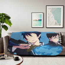 Load image into Gallery viewer, Blue Exorcist Rin Okumura, Yukio Okumura Sherpa Blanket