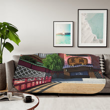 Load image into Gallery viewer, Anime Spirited Away Sherpa Blanket