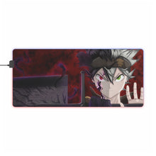 Load image into Gallery viewer, Black Clover Asta RGB LED Mouse Pad (Desk Mat)