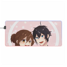 Load image into Gallery viewer, Hori-san To Miyamura-kun RGB LED Mouse Pad (Desk Mat)