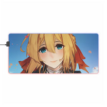 Load image into Gallery viewer, Violet Evergarden RGB LED Mouse Pad (Desk Mat)