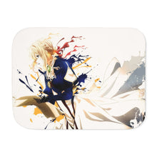 Load image into Gallery viewer, Violet Evergarden Sherpa Blanket
