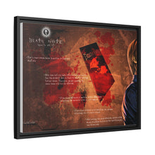 Load image into Gallery viewer, Anime Death Note Canvas Framed Art Print