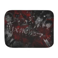 Load image into Gallery viewer, Exorcist Gang/Blue exorcist Sherpa Blanket