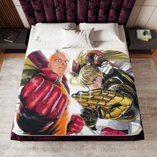Load image into Gallery viewer, Saitama Sherpa Blanket