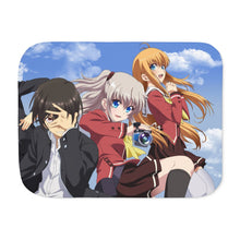 Load image into Gallery viewer, Charlotte (Anime) Main Members Sherpa Blanket