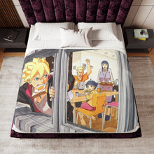 Load image into Gallery viewer, Boruto Sherpa Blanket
