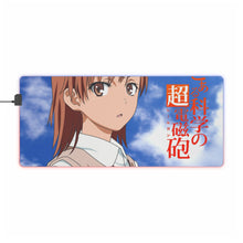 Load image into Gallery viewer, A Certain Scientific Railgun RGB LED Mouse Pad (Desk Mat)