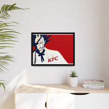 Load image into Gallery viewer, Kenpachi Fried Chicken Canvas Framed Art Print