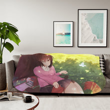 Load image into Gallery viewer, Anime ERASED Sherpa Blanket