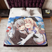 Load image into Gallery viewer, Amatsukaze, Shimakaze Sherpa Blanket
