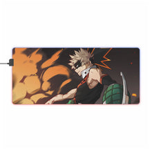 Load image into Gallery viewer, My Hero Academia Katsuki Bakugou RGB LED Mouse Pad (Desk Mat)