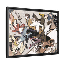 Load image into Gallery viewer, Bungou Stray Dogs Osamu Dazai, Atsushi Nakajima, Ranpo Edogawa, Akiko Yosano, Doppo Kunikida Canvas Framed Art Print